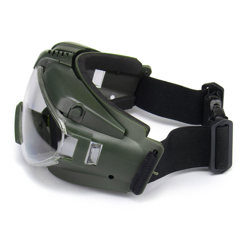 Tactical Military Anti-Fog UV Dust Airsoft Protective Glasses Goggles With Cloth Box