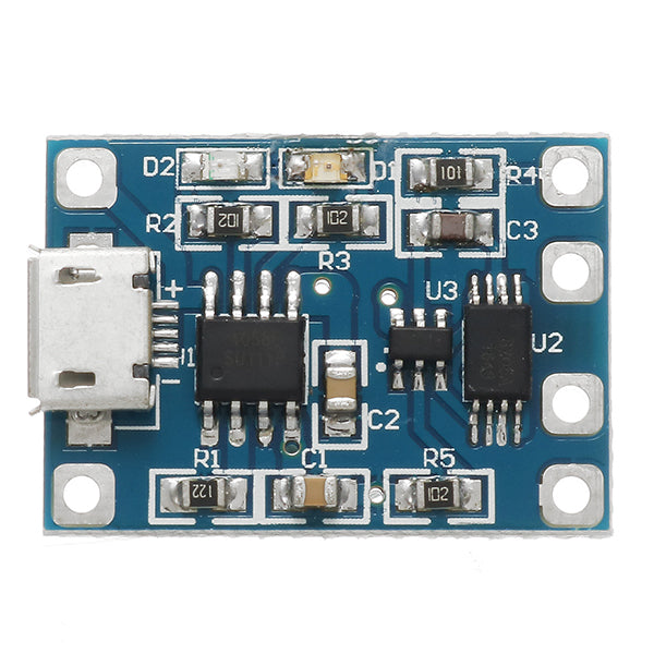 10Pcs Micro USB TP4056 Charge And Discharge Protection Module Over Current Over Voltage Protection