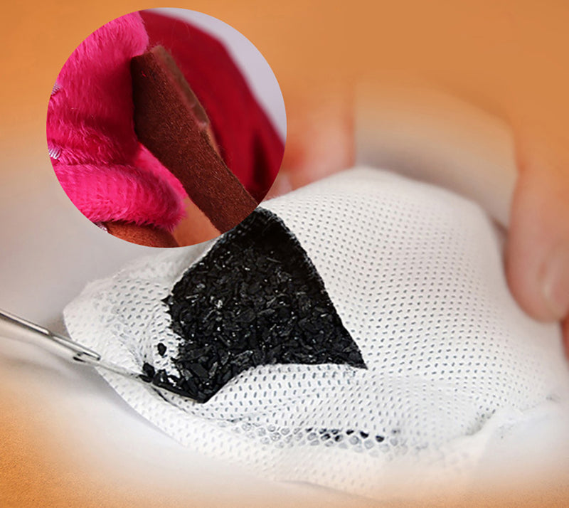 KCASA KC Long Mouth Dog Stuffed Plush Toy Bubble Particles Bamboo Charcoal  Car Deodorant Ornaments