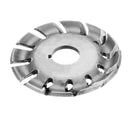Drillpro 65mm Wood Carving Disc 12 Teeth 16mm Bore Wood Shaping Disc Grinder Disc for 100/115 Angle Grinder Woodworking Tool
