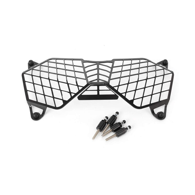 Black Motorcycle Headlight Grille Light Cover Protective Guard Protector For Triumph Tiger 800 2010-2017 Explorer 1200 2012-2017