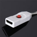 2PCS 60CM Battery Powered USB Charging RGB 20LEDs Strip Shoes Light DC3.3-4.1V