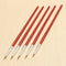 1Pce Short Handle Artist Paint Brush Set Round Shape Nylon Hair Hook Line Pen Brush Set
