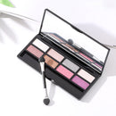8 Colors Shimmer Eyeshadow Palette Mini Glitter Highlighters Palette Smoky Eye Shadow Palette
