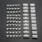 Excellway 10sets of 4S 5Pin 2.54mm Lipo Balance Jack Connector Plug Diy Housing Model Kit