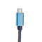 2M 2.4A Micro USB Fast Charging Denim Braided Data Cable For Smartphone Tablet