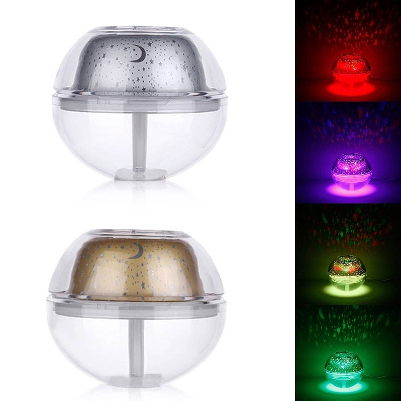 5V 5W LED Ultrasonic Essential Oil Humidifier Diffuser Mist Aromatherapy Air Purifier 500ML