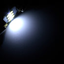 Pair 31MM White 3 SMD Number Plate Interior LED Reading Light Festoon Bulb Error Free