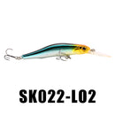 SeaKnight SK022 1PC 9g 80mm 0-1.5m Depth Minnow Fishing Lure BKK Hooks Fishing Hard Baits