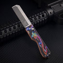 IPRee 4 In 1 Tactical Tungsten Steel Comb Safety Survival Emergency EDC Gadget