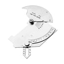 Machifit 50mm Stainless Steel Welding Gauge Bridge Cam Gauge Test Ulnar Welder Inspection Gage