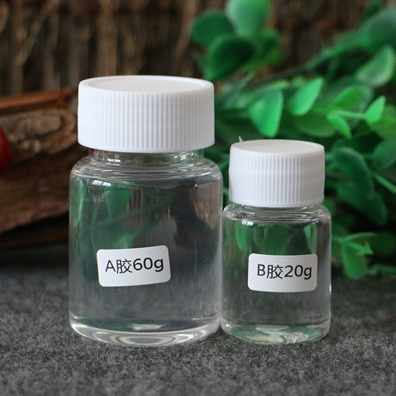 Ultra-Transparent AB Crystal Glue Two Component Epoxy Resin Sealant Quick Drying DIY Craft