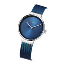 CURREN 9016 Women Quartz Watch Casual Style Simple Dial Luxury Alloy Strap Lady Wristwatch