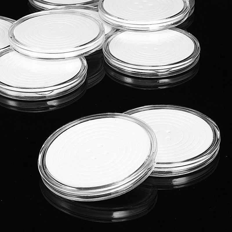 10Pcs Zodiac Commemorate Coin Silver Dollar Coin Collection Round Box 29mm-39mm Coin Holder