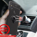 Bakeey 360 Adjustable Metal Ring Kickstand Magnetic PC Protective Case for Xiaomi Redmi Note 6 Pro
