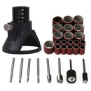 29pcs Drill Carving Positioner Locator with Sanding Bands and Rotary Burr  for Rotary Tool