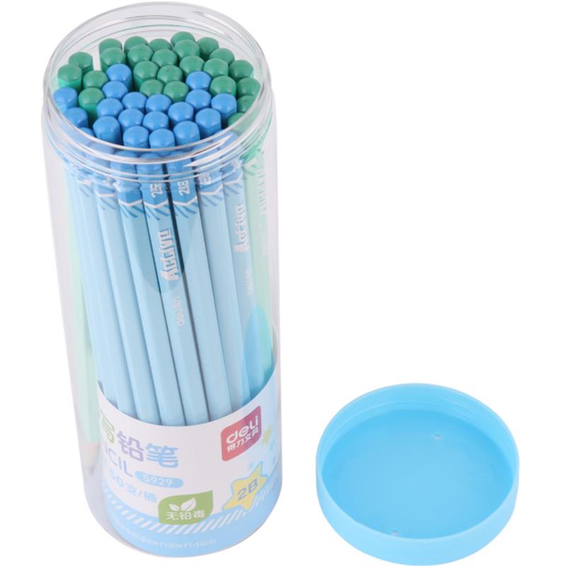 XIAOMI Ecosystem Deli S929 50 Pcs/Bottle 2B Hexagonal Pencils Eco-friendly Wood Pencils School Students Writing Painting Drawing Pencil Office School Supplies