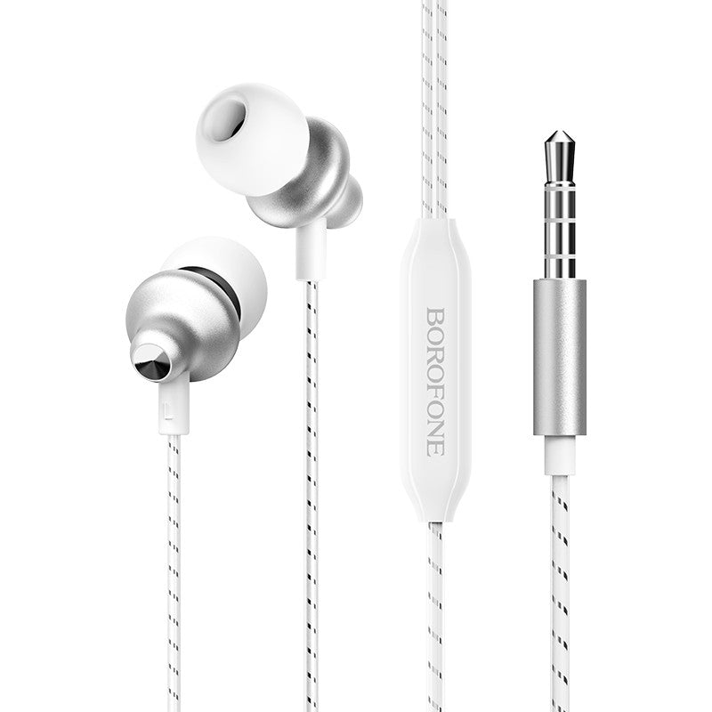 BOROFONE BM42 Universal Wired In-ear Earphone Earbuds with Mic for Xiaomi iPhone
