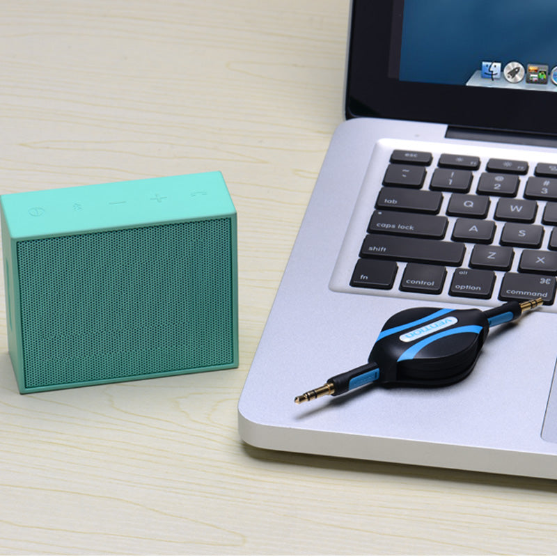 Vention BEABF 1M Retractable 3.5mm Jack to Jack Audio Cable Car Stereo Aux Cable For Headphone