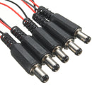 5PCS T-type 9V DC Battery Power Cable Cylinder Jack Connector