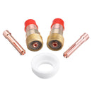 13pcs TIG Welding Torch Accessories Nozzle Stubby Collet Gas Lens Kit For Torch 17/18/26