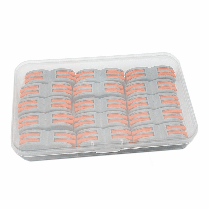 Minleaf TS2 15 Pcs 2Pin Wire Docking Connector Termainal Block Universal Electric Cable Wire Connector Terminal Butt Joint Cable Connector 0.08-4.0mm