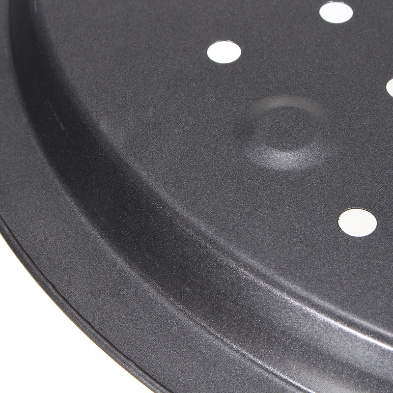 14'' Round Non Stick Carbon Steel Pizza Oven Baking Pans Cake Pie Dish Mold Tray