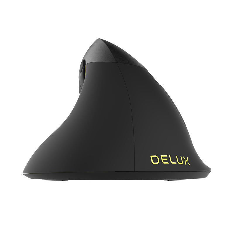 Delux M618mini bluetooth 4.0 + 2.4GHz Dual Mode Wireless Vertical Mouse 2400DPI Ergonomic Rechargeable Silent click Mice For PC Computer
