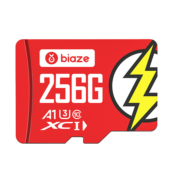 BIAZE 64GB/128GB/256GB Memory Card High Speed TF Card Data Storage Card A1 C10 Professional Version