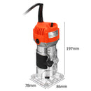 Raitool 800W 30000RMP Electric Hand Trimmer 1/4 Inch Corded Wood Laminate Palm Router