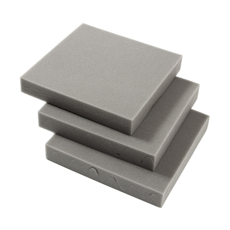 6Pcs 30x30x4cm Acoustic Soundproofing Foam Tiles Convoluted Egg Studio Sound Insulation Cotton