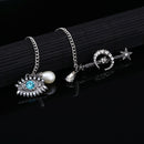 Brooch Alloy Scarf Clip Pin Women Jewelry Allah Evil Eye Islam 43.5 cm