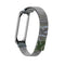 Camouflage Metal Watch Band Watch Strap Replacement for Xiaomi Miband 4