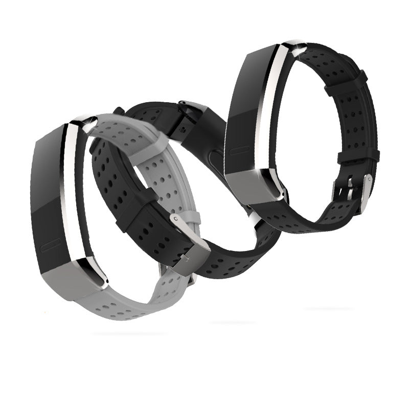 Mijobs Wristband Silicone Watch Band for Huawei Band 2 Pro B19 B29 Smart Watch