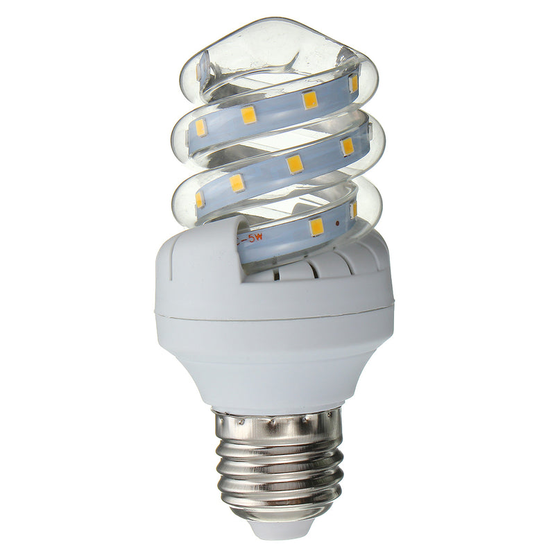 Spiral Style E27 5W-30W LED Ultra Bright Energy Saving Warm White Light Bulb AC86-245V