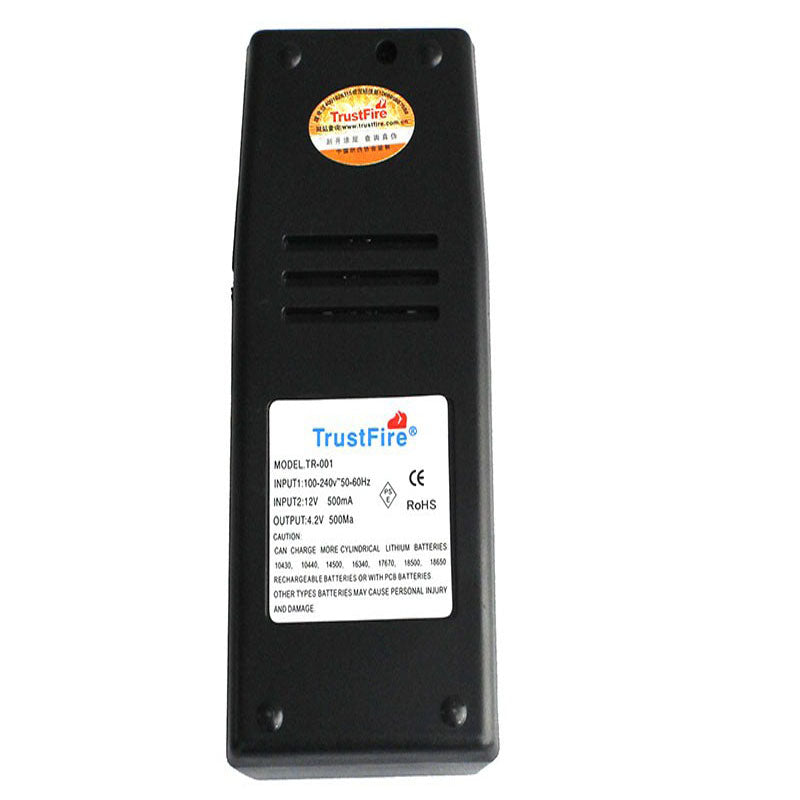 Trustfire TR-001 DC 4.2V 500mA Multifunctional Battery Charger For 10430 10440 14500 16340 17670 18500 18650 18350 Battery