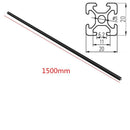 Machifit 1500mm Length Black Anodized 2020 T-Slot Aluminum Profiles Extrusion Frame For CNC