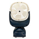 360 Degree Adjustable Portable 2 In 1 Clip On Fan Camping Fan USB Rechargeable Mini Desk Pram Fan