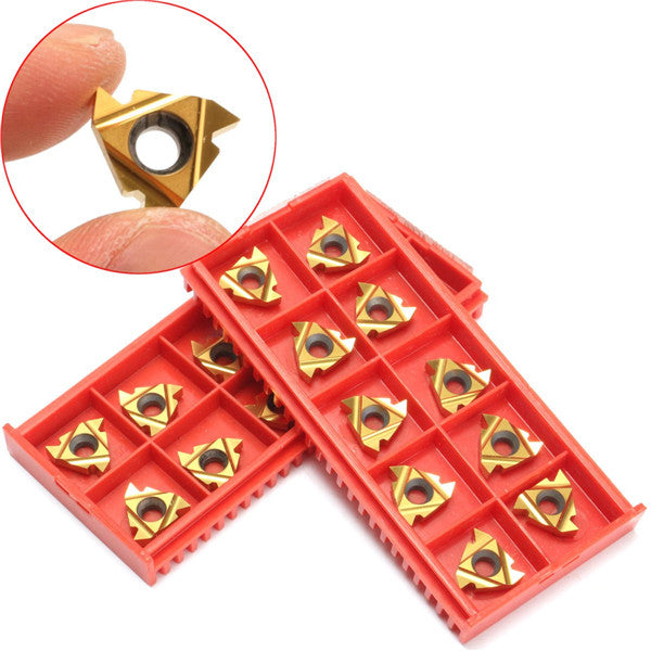 20pcs 16IR AG60 16ER AG60 Carbide Inserts Internal External Thread CNC Blade