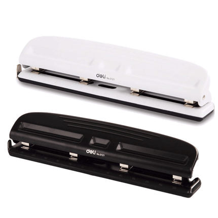Deli 0121 Four Hole Puncher Porous Adjustable For Punching A4 Paper Data