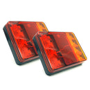CNSUNNYLIGHT 12V LED Car Rear Tail Lights Brake Turn Signal Lamp Waterproof for Trunk Trailer