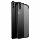 Bakeey Frameless Ultra-thin Frosted Anti-fingerprint With Metal Ring PC Translucent Protective Case for iPhone X/XS