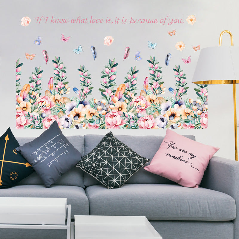Miico SK6097 Decorative Sticker Sofa TV Background Wall Stickers Bedroom Bedside Wall Sticker DIY Stickers