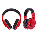 Flexible Gaming Headphone 3.5mm Wired LED Light Heavy Bass Stereo Headphone Over Ear Headset
