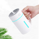 USB Battery Portable Mini 7 Color LED Air Humidifier Diffuser 2 Gear Wired Wireless Night Light Humidifier