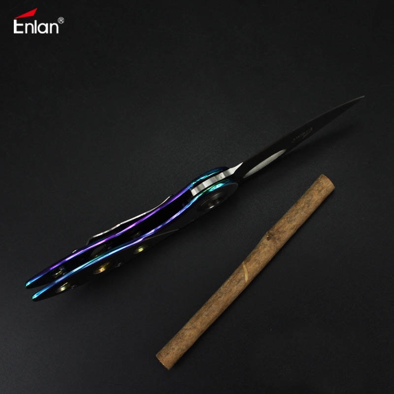 ENLAN M04 Small Folding Stainless Steel Knife Handle Cutting Tool Mini Utility Carving Knife Portable EDC