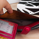 New Fashion Women High Quality PU Leather Long Wallet Zipper Handbag Card Holder Coin Purse