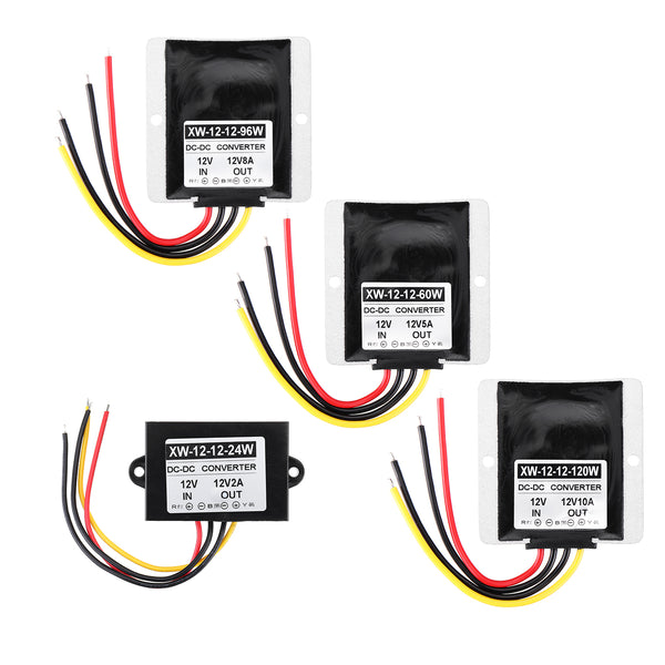 Waterproof 9-23V To 12V DC Buck Power Converter 2A/5A/8A/10A Multiple Protection Step Down Module Voltage Adapter for Car Alarms LED Car Display