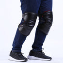 Motorcycle Winter Warm Kneepads Windproof Safety Protective Gear Pu Leather Outdoor Cycling Knee Pad