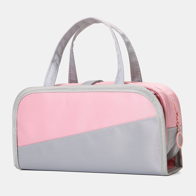 Multifunctional Large Capacity Pencil Case Portable Cosmetic Case Waterproof Pen Box Wash Bag School Students Supplies Stationery